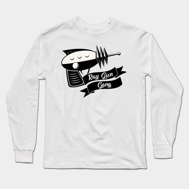 Ray Gun Gang Long Sleeve T-Shirt by RadzInk